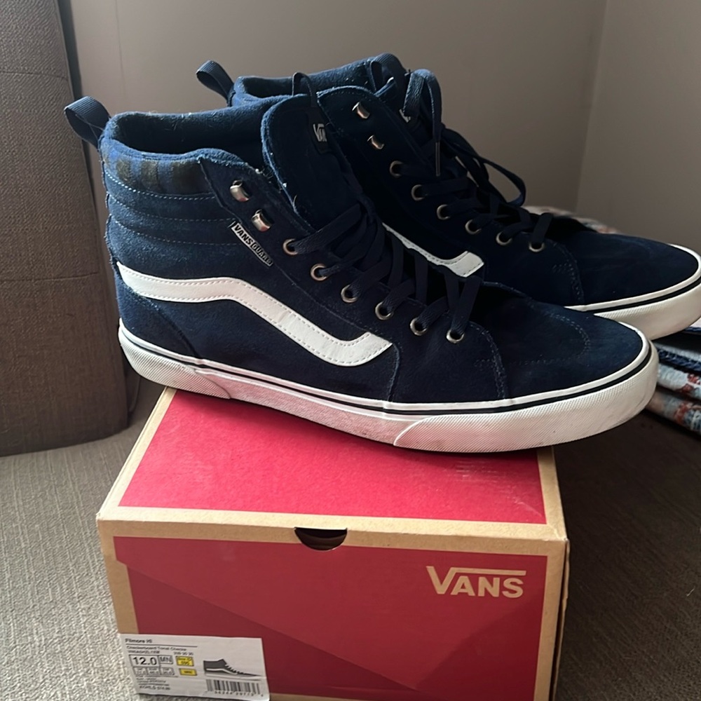 Suede high-top vans!